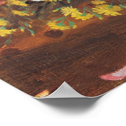 Poster d'un vase de fleurs (Coin)