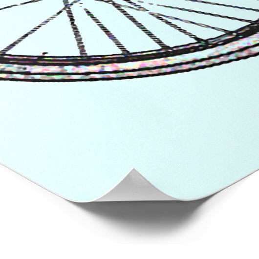 Poster d'un vélo rétro (Coin)