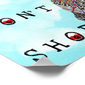 Poster d'une affiche de ne pas acheter d'animaux d (Coin)