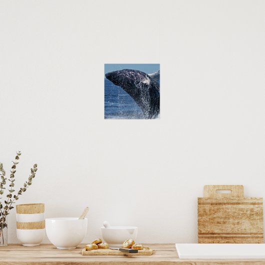 Poster d'une baleine à bosse (Cuisine)