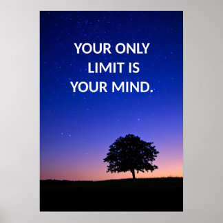 Poster d'une citation d'affirmation positive