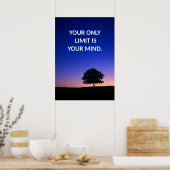 Poster d'une citation d'affirmation positive (Cuisine)