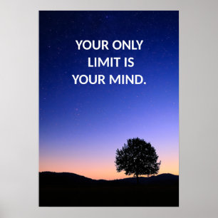 Poster d'une citation d'affirmation positive
