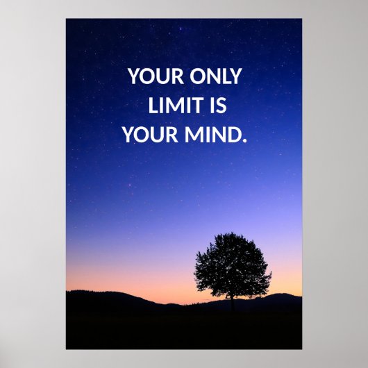 Poster d'une citation d'affirmation positive (Devant)