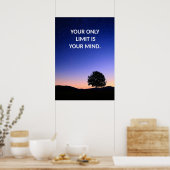 Poster d'une citation d'affirmation positive (Cuisine)