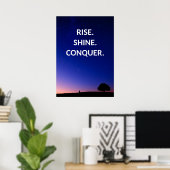 Poster d'une citation d'affirmation positive (Bureau à domicile)