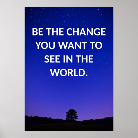 Poster d'une citation d'affirmation positive (Devant)