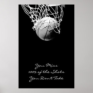 Poster d'une citation de Basket-ball de grande pop