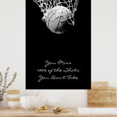 Poster d'une citation de Basket-ball de grande pop (Cuisine)