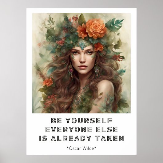 Poster d'une citation motivationnelle (Devant)