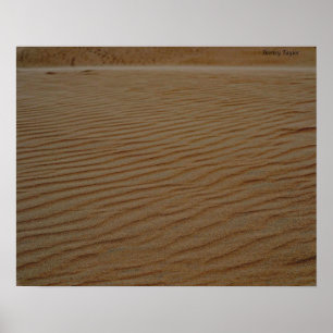 Poster Dune de sable Abstraite par Shirley Taylor