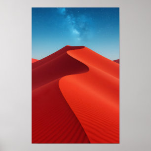 Poster Dune de sable du désert