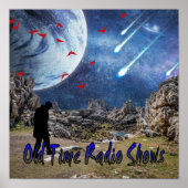 Poster d'une émission de radio ancienne (Devant)