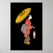 Poster d'une femme asiatique (Devant)