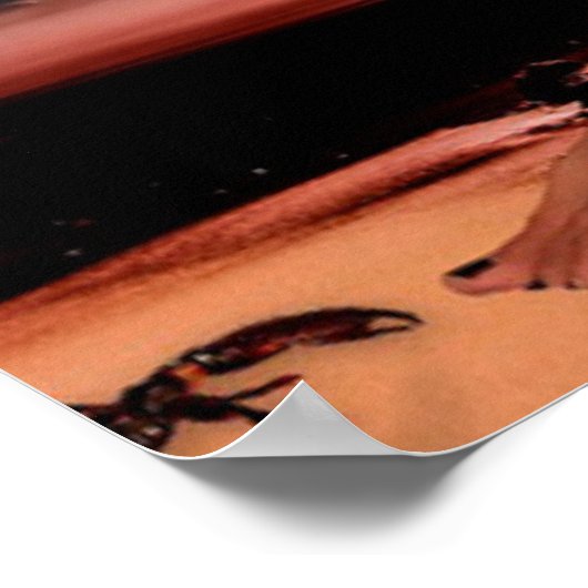 Poster d'une femme avec tatouage Scorpion (Coin)