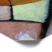 Poster d'une femme d'Afrique Abstraite (Coin)