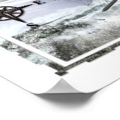 Poster d'une femme pirate aux eaux rugueuses Impri (Coin)