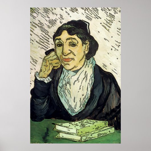 Poster d'une femme sur un téléphone portable (Devant)