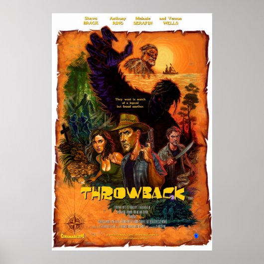Poster d'une feuille de film "Throwback" (Devant)