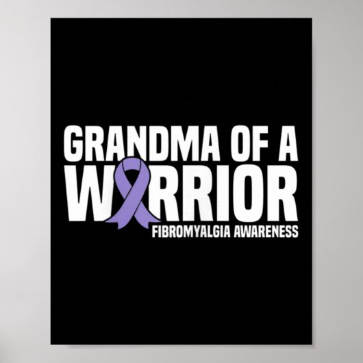 Poster D'Une Fibromyalgie Guerrière (Devant)
