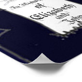 Poster d'une mariée et d'une mariée de squelette (Coin)