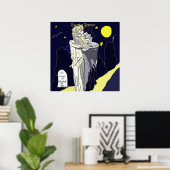 Poster d'une mariée et d'une mariée de squelette (Bureau à domicile)