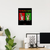 Poster D'une mauvaise façon à une bonne façon (Bureau à domicile)