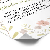 Poster d'une petite capsule d'anniversaire Fleur s (Coin)