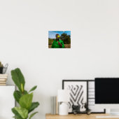 Poster d'une pomme par jour (Bureau à domicile)