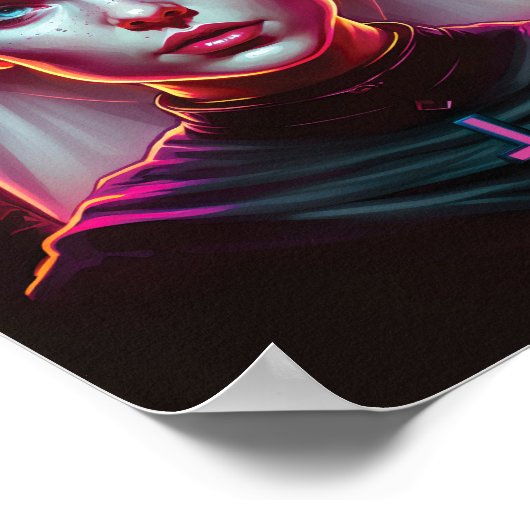 Poster d'une religieuse Déplaisante - Cyberpunk (Coin)