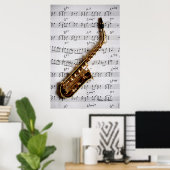 Poster d'une seule note (Bureau à domicile)