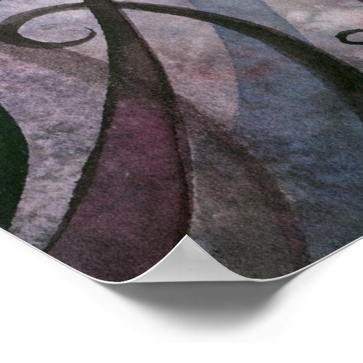 Poster d'une sirène de mer d'Amethyst Imprimer par (Coin)