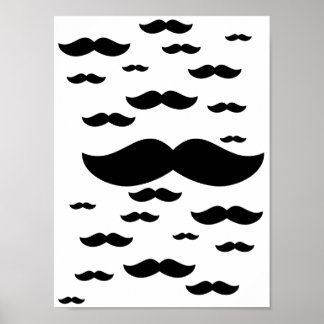 Poster d'une volée de moustaches