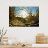Poster Dünengras und Meer - (Cuisine)