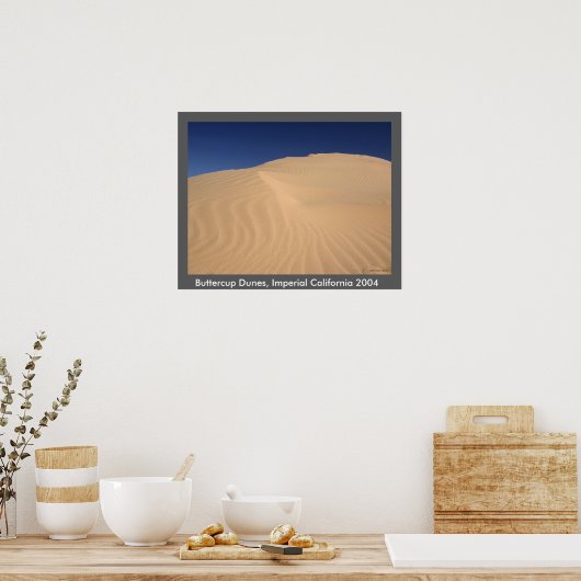 Poster Dunes de Buttercup (Cuisine)