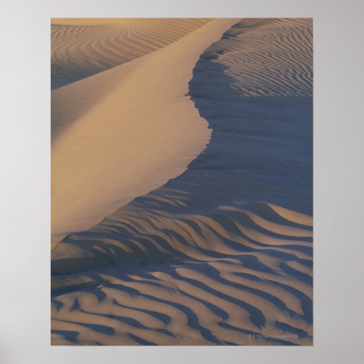 Poster Dunes de sable à Mesquite Flats (Devant)
