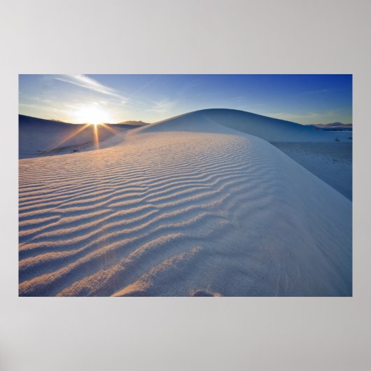 Poster Dunes de sable à White Sands National Monument à 5 (Devant)