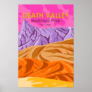 Poster Dunes de sable du parc national de la vallée de la