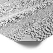 Poster Dunes de sable noir et blanc de la vallée de la mo (Coin)