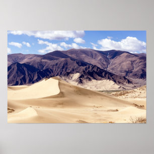 Poster Dunes de sable près du monastère de Samye - Tibet