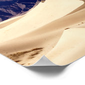 Poster Dunes de sable près du monastère de Samye - Tibet (Coin)