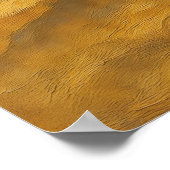 Poster Dunes De Sable Ventées - Art Peintre Pastel (Coin)