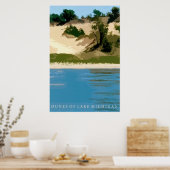 Poster Dunes du lac Michigan (Cuisine)