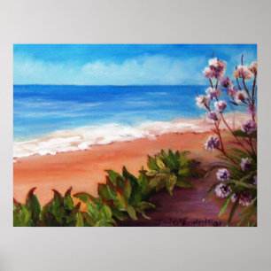 POSTER DUNES EN BORD DE MER