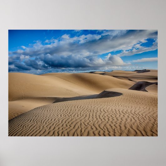 Poster Dunes infinies (Devant)