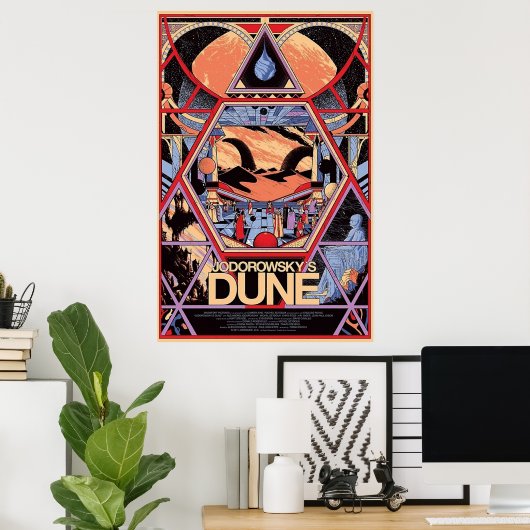 Poster Dunes Jodorowskys (Bureau à domicile)