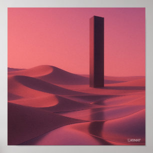 Poster Dunes synthétiques