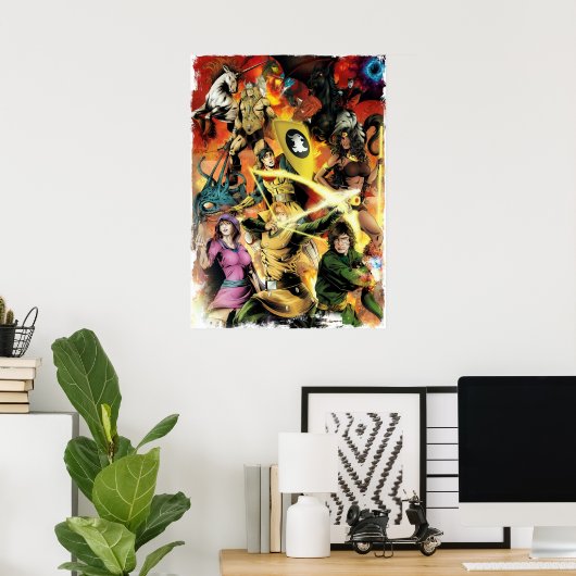 Poster Dungeons Dragons (Bureau à domicile)