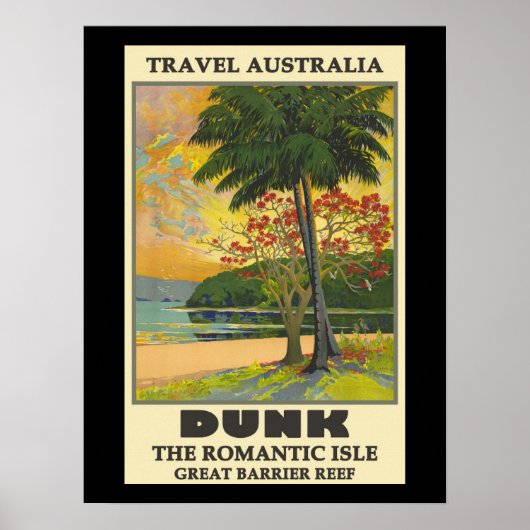 Poster Dunk, Australie, L'Île Romantique, (Devant)