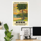 Poster Dunk Island, Australie Vintage voyage (Bureau à domicile)